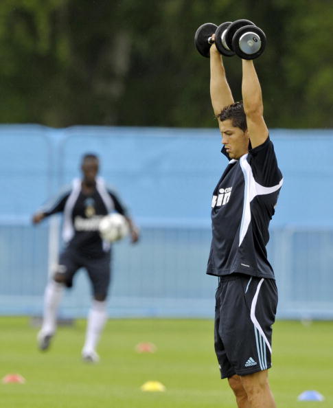 cristiano ronaldo real madrid training. Real Madrid#39;s player